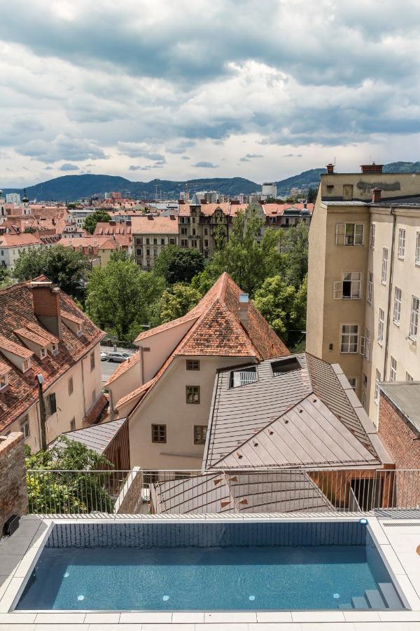 Kai 36 - Hotel Zwischen Fels Und Fluss Graz Exterior foto View of the house from the north